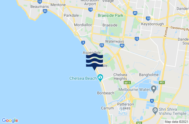 Dandenong, Australia潮水