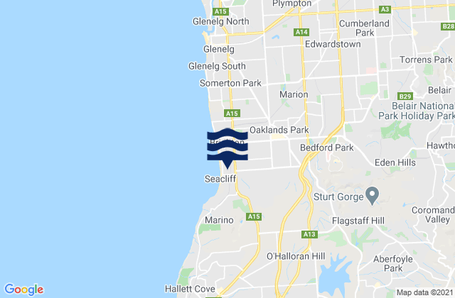 Darlington, Australia潮水