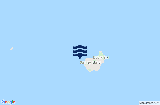 Darnley Island Barge, Australia潮水