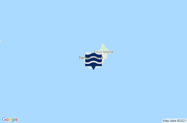 Darnley Island, Australia潮水