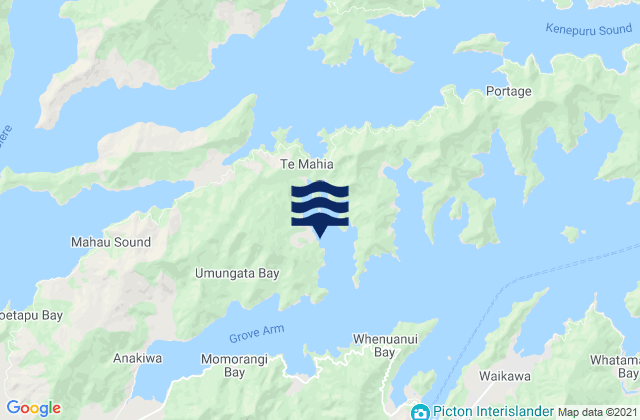 Dartmoor Bay, New Zealand潮水