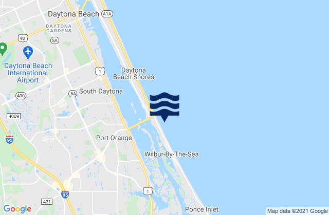 Daytona Beach Shores Sunglow Pier, United States潮水