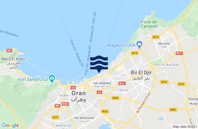 Daïra d’Oran, Algeria潮水
