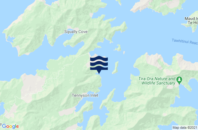 Deep Bay, New Zealand潮水