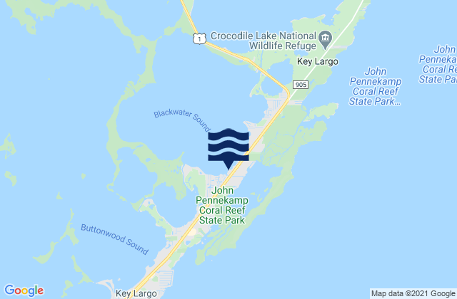 Deep Six Marina Blackwater Sound, United States潮水