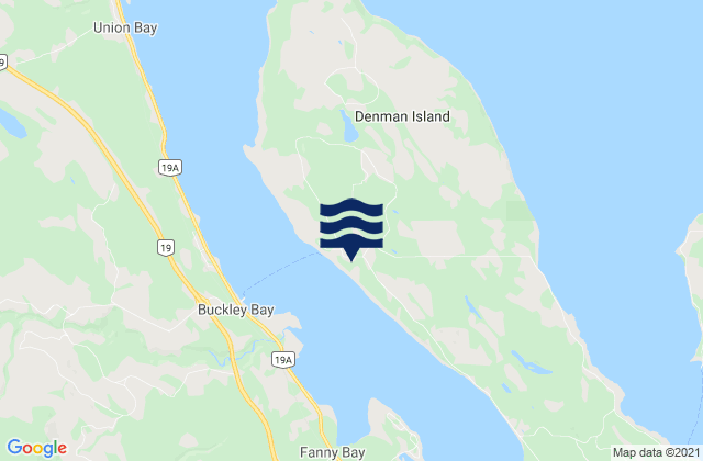 Denman Island, Canada潮水