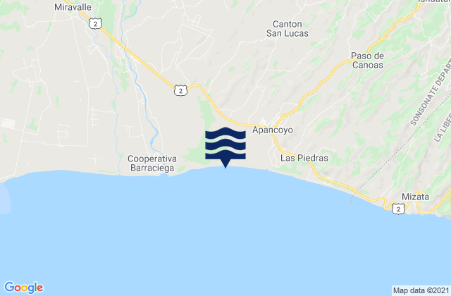 Departamento de Sonsonate, El Salvador潮水