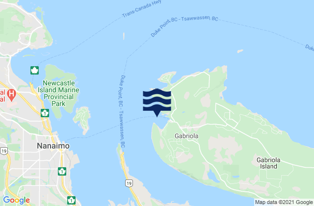 Descanso Bay, Canada潮水