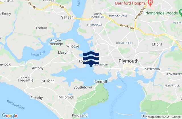 Devonport, United Kingdom潮水