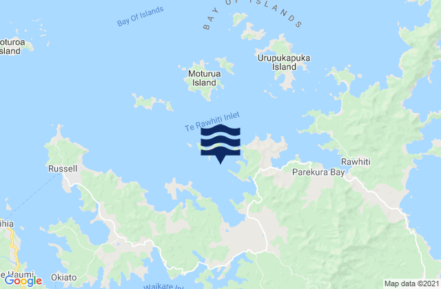Dicks Bay, New Zealand潮水