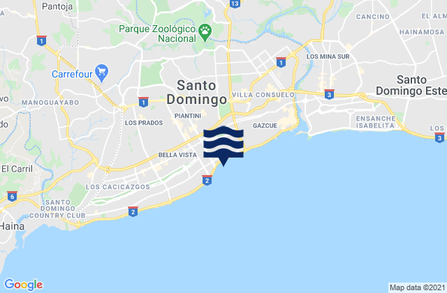 Distrito Nacional, Dominican Republic潮水