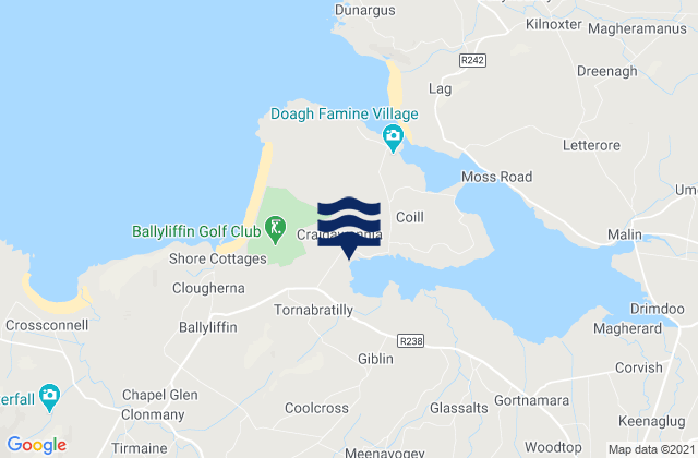 Doagh Isle, Ireland潮水