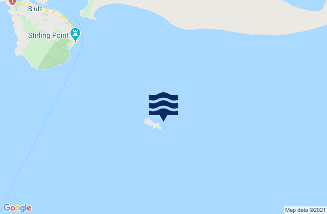 Dog Island, New Zealand潮水