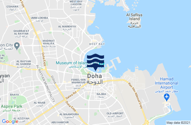 Doha, Qatar潮水