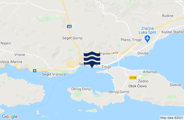 Donji Seget, Croatia潮水