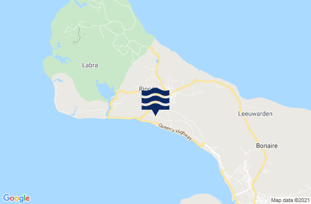 Dorp Rincón, Bonaire, Saint Eustatius and Saba 潮水