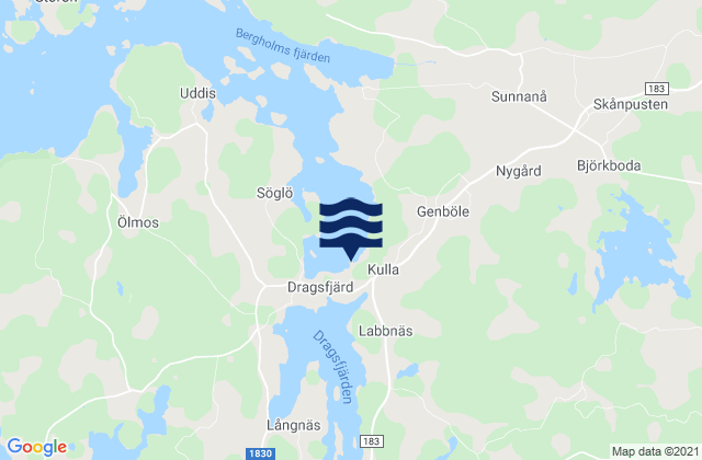 Dragsfjärd, Finland潮水