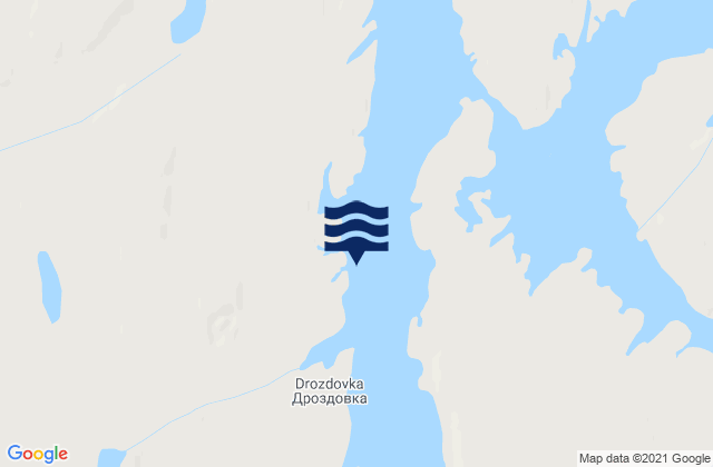 Drozdovka Bay, Russia潮水