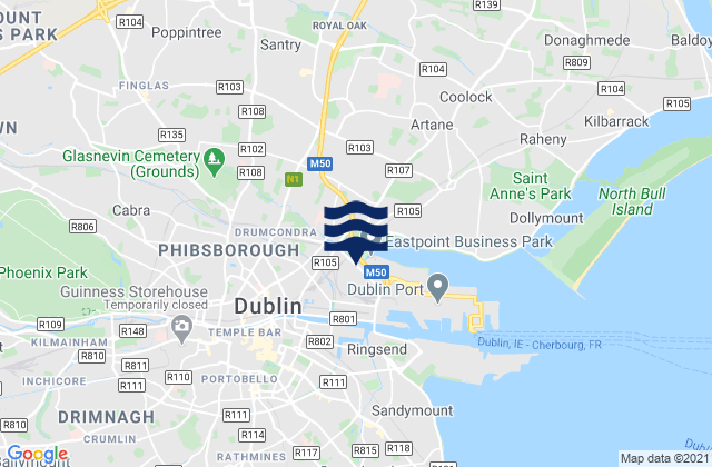 Dublin City, Ireland潮水