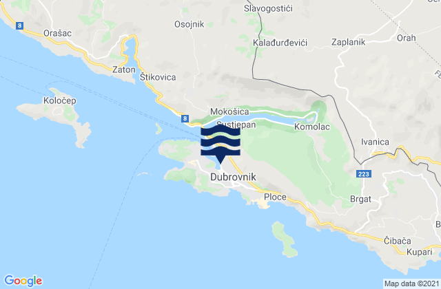 Dubrovačko-Neretvanska Županija, Croatia潮水