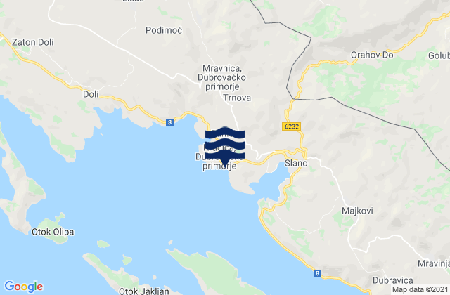 Dubrovačko primorje, Croatia潮水