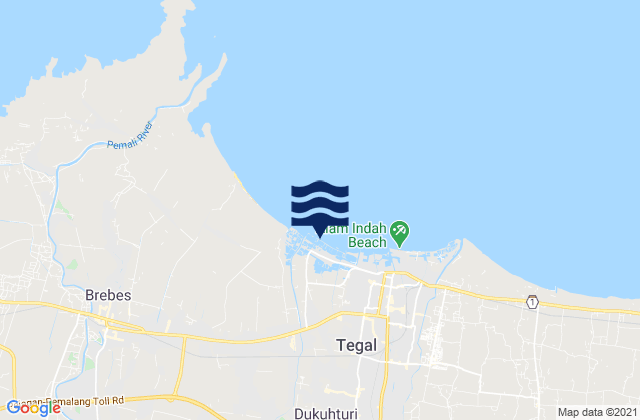 Dukuhturi, Indonesia潮水