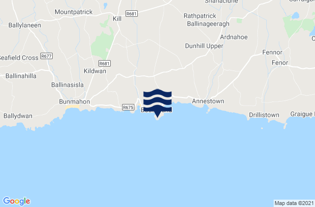 Dunabrattin Head, Ireland潮水