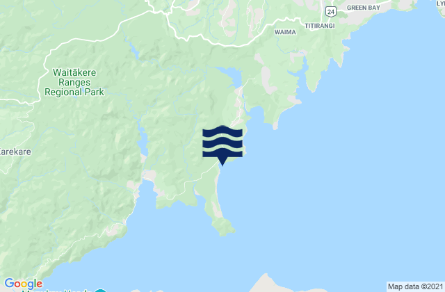 Duncan Bay, New Zealand潮水