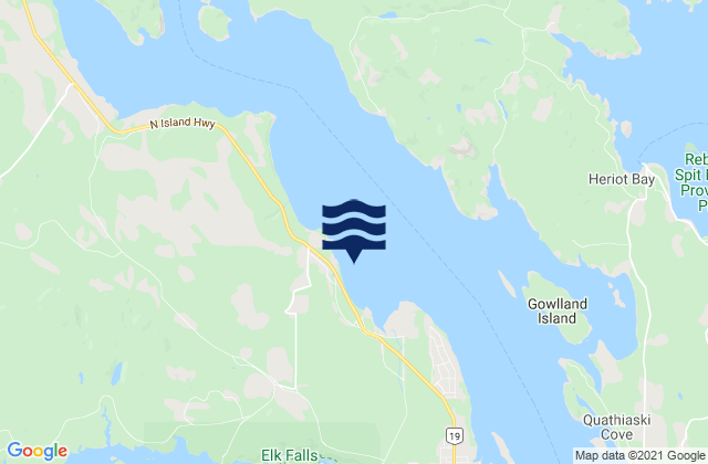 Duncan Bay, Canada潮水