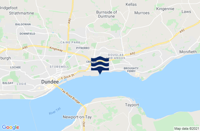 Dundee City, United Kingdom潮水