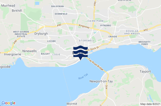 Dundee, United Kingdom潮水
