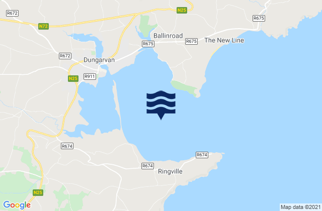 Dungarvan Harbour, Ireland潮水