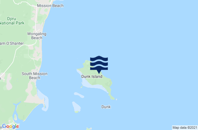 Dunk Island, Australia潮水