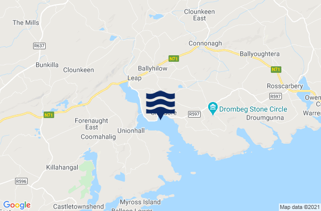 Dunmanway, Ireland潮水
