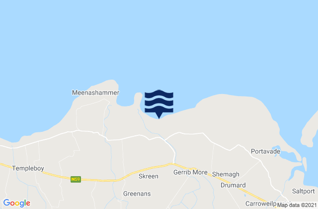 Dunmoran Strand, Ireland潮水