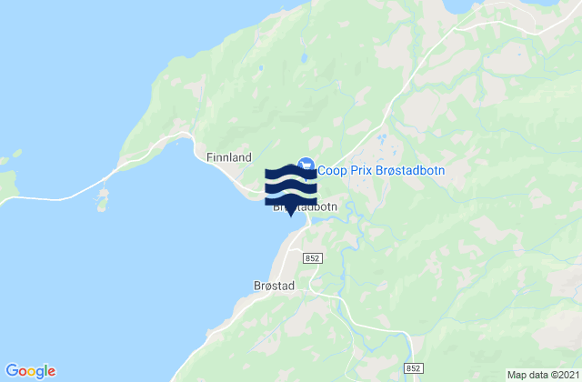 Dyrøy, Norway潮水