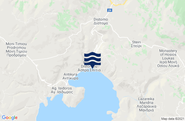 Dístomo, Greece潮水