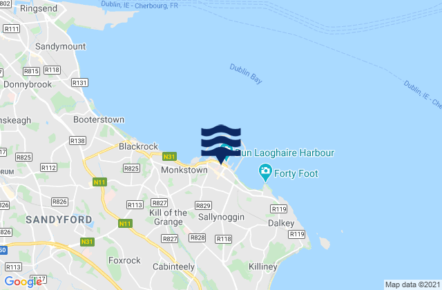Dún Laoghaire, Ireland潮水