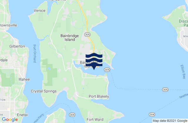 Eagle Harbor (Bainbridge Island), United States潮水