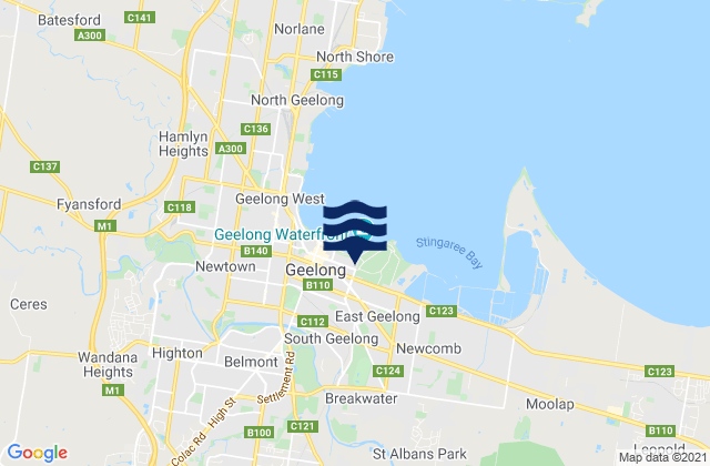 East Geelong, Australia潮水