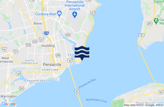 East Pensacola Heights, United States潮水
