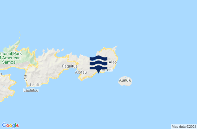 East Vaifanua County (historical), American Samoa潮水