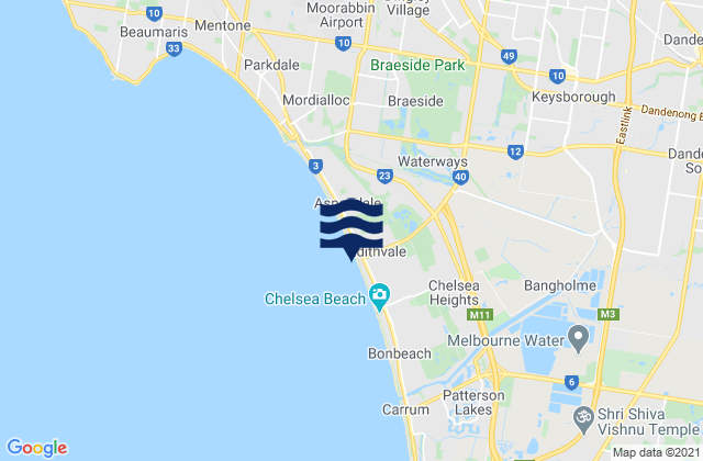 Edithvale, Australia潮水
