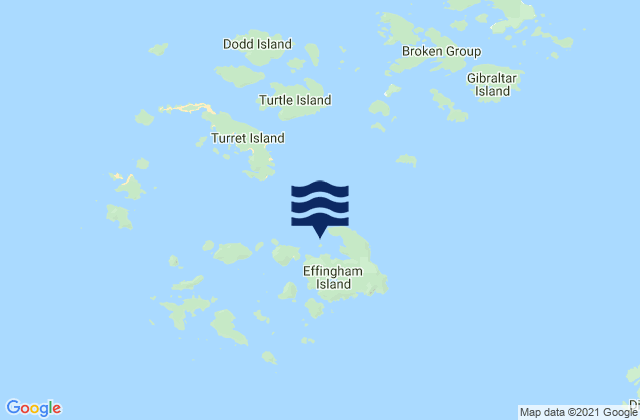 Effingham Bay, Canada潮水