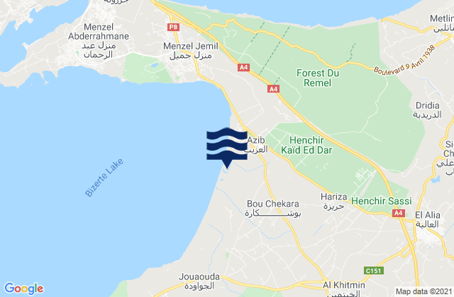 El Alia, Tunisia潮水