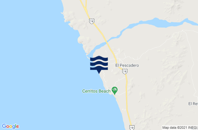 El Pescadero, Mexico潮水