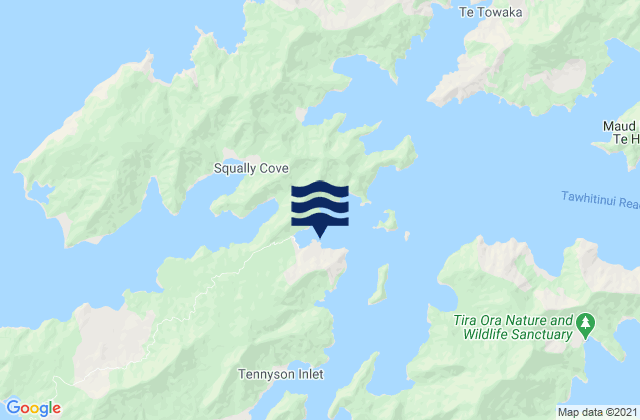 Elaine Bay, New Zealand潮水