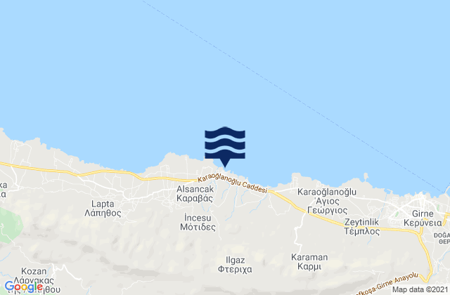 Eliá, Cyprus潮水