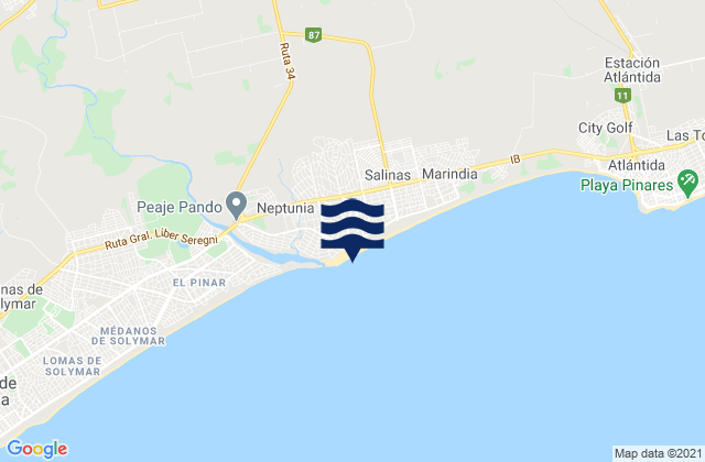 Empalme Olmos, Uruguay潮水
