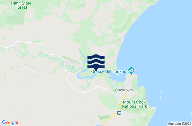 Endeavour River North, Australia潮水